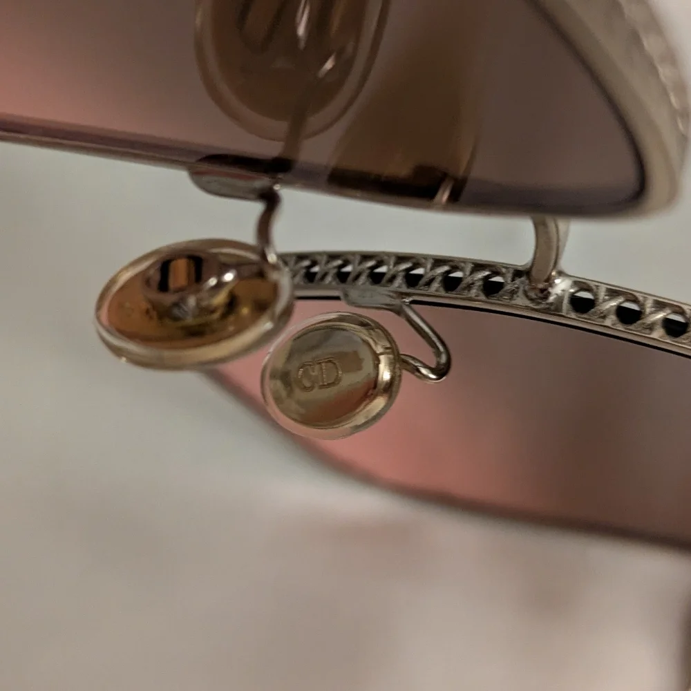 Christian Dior Diorbydior3F Pink and Gold Sunglasses - Picture 10 of 16